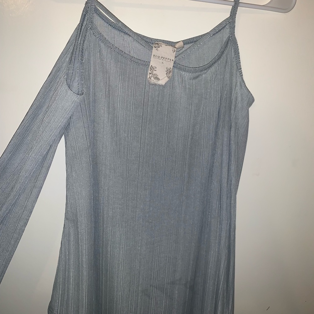 Blu Pepper Off the Shoulder Shirt
